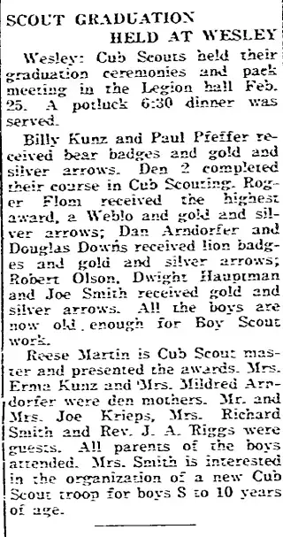 other Newspaper clipping from Mar 5, 1952 5807419