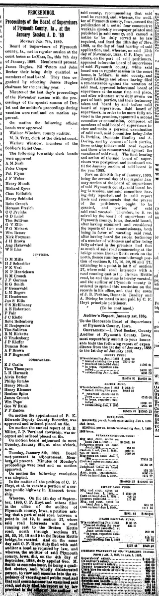 other Newspaper clipping from Jan 15, 1889 5807819