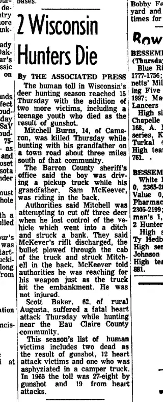 other Newspaper clipping from Nov 25, 1966 5807870