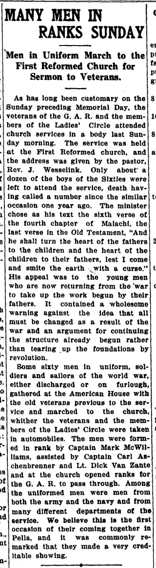 other Newspaper clipping from May 29, 1919 5808235