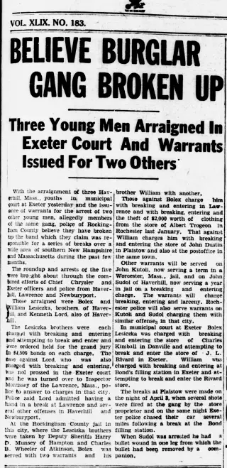 other Newspaper clipping from May 1, 1934 5808307
