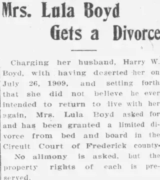 Divorce Newspaper clipping from Dec 26, 1911 5808438