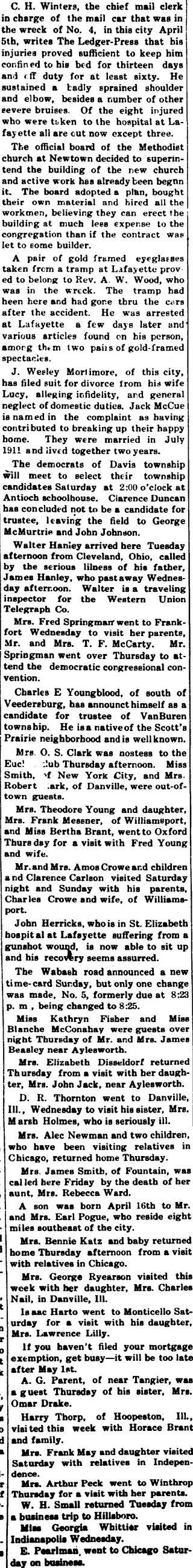 other Newspaper clipping from Apr 24, 1914 5808586