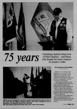 War Newspaper clipping from Dec 8, 2016 5808937