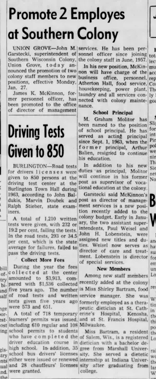 other Newspaper clipping from Jan 30, 1964 5808986