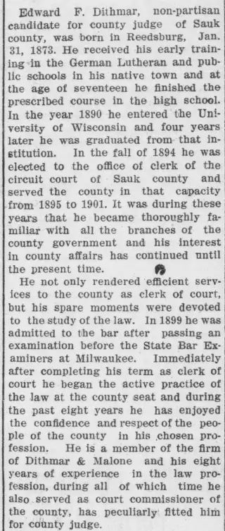 other Newspaper clipping from Mar 11, 1909 5809022