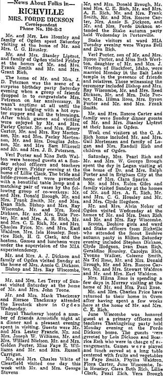 other Newspaper clipping from Nov 18, 1949 5809045