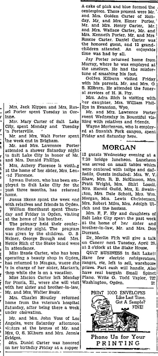 other Newspaper clipping from Apr 25, 1941 5809082