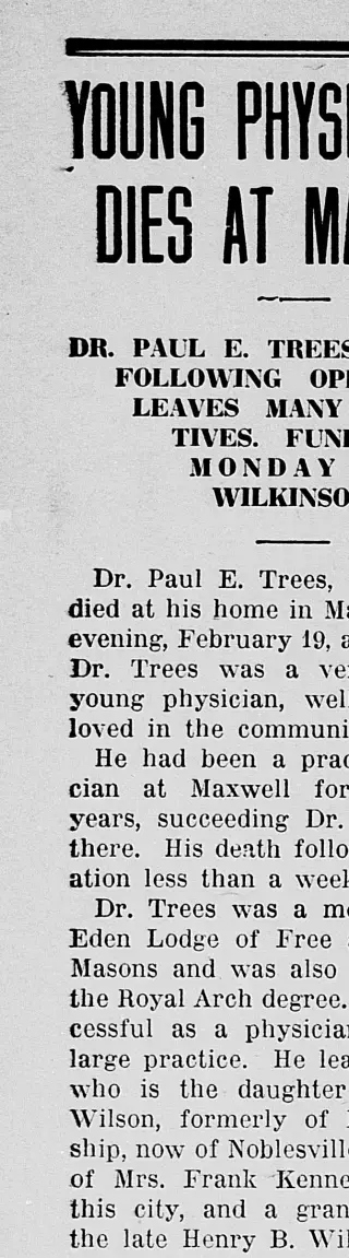 other Newspaper clipping from Feb 25, 1915 5809083