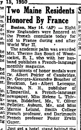 other Newspaper clipping from May 15, 1950 5809171