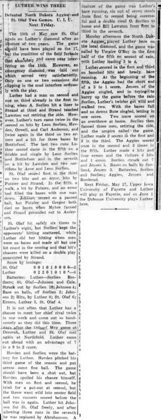 other Newspaper clipping from May 25, 1921 5809236
