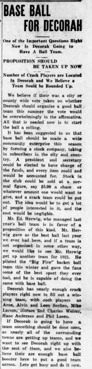 other Newspaper clipping from Apr 13, 1921 5809248