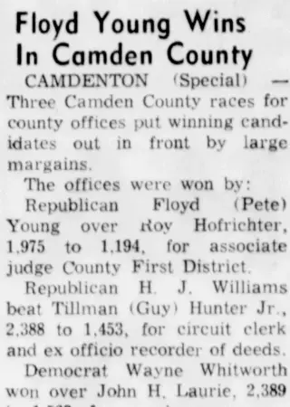 Political Newspaper clipping from Nov 9, 1966 5809545
