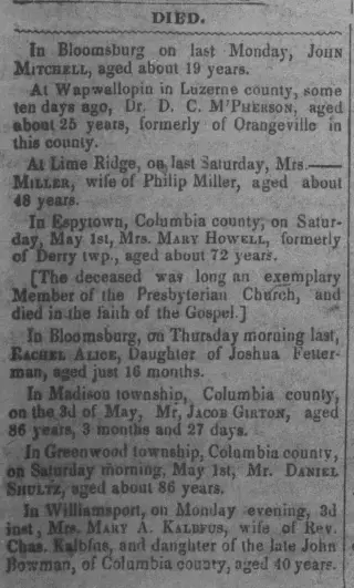 other Newspaper clipping from May 13, 1852 5809958