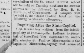other Newspaper clipping from May 24, 1884 5809989
