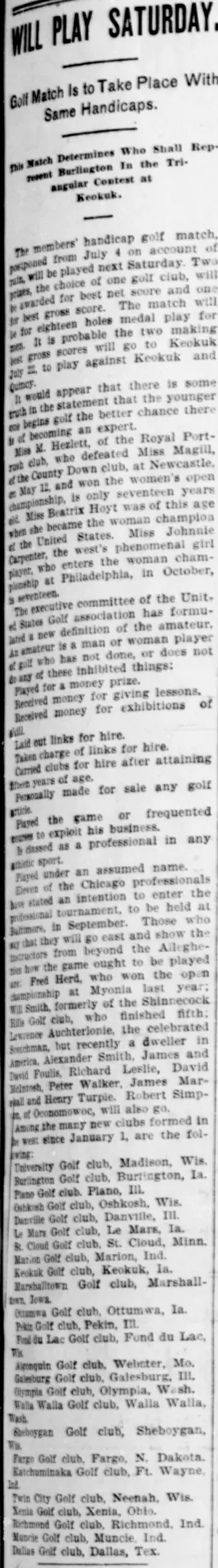 other Newspaper clipping from Jul 6, 1899 5810203