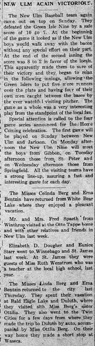 other Newspaper clipping from Aug 13, 1919 5810382