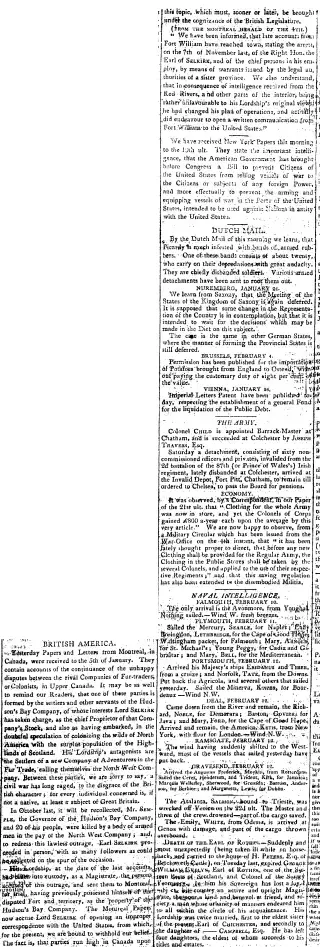 other Newspaper clipping from Feb 13, 1817 5810386