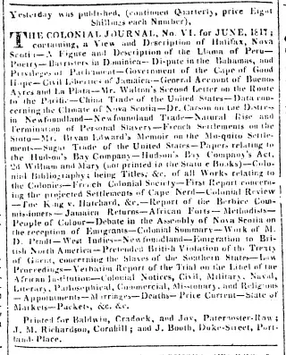 other Newspaper clipping from Sep 7, 1817 5810633