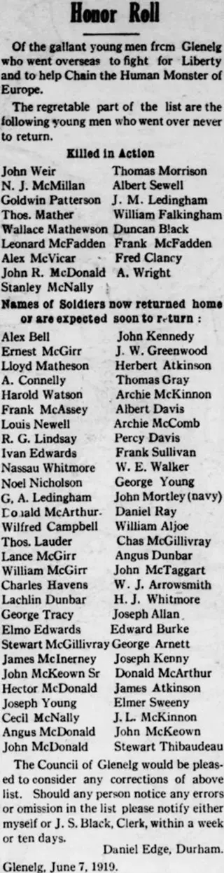 other Newspaper clipping from Jun 12, 1919 5810781