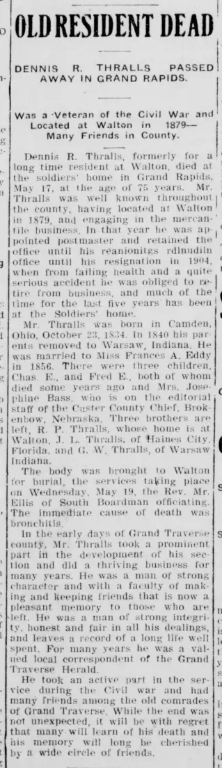 other Newspaper clipping from May 22, 1909 5810800