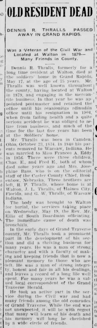 other Newspaper clipping from May 22, 1909 5810806