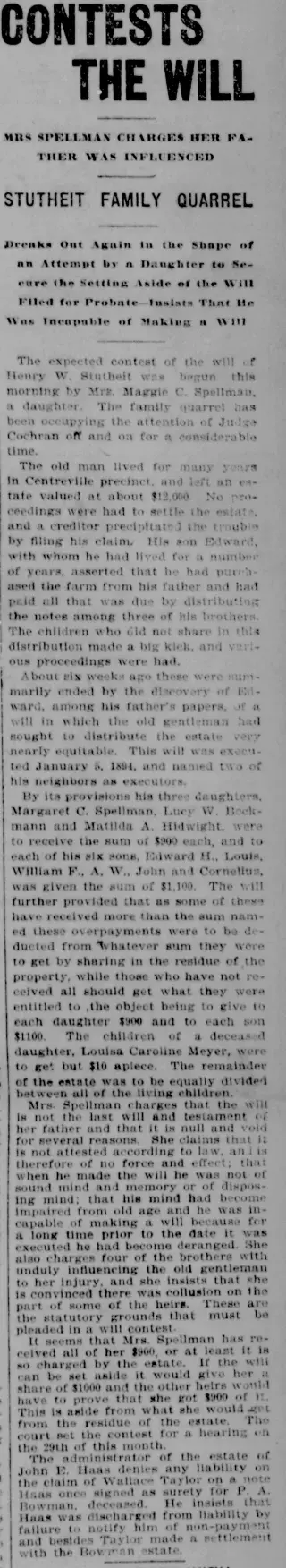 other Newspaper clipping from Dec 6, 1898 5810831