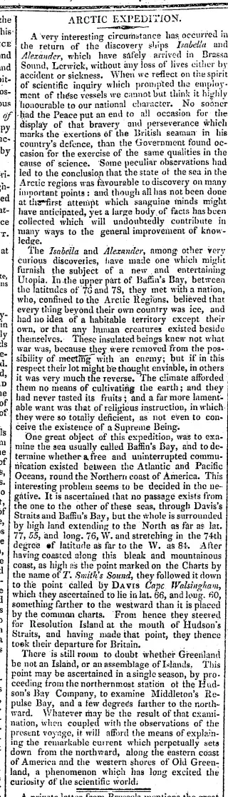 other Newspaper clipping from Nov 14, 1818 5810959