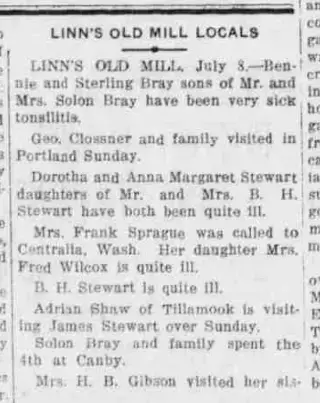 other Newspaper clipping from Jul 9, 1920 5811288