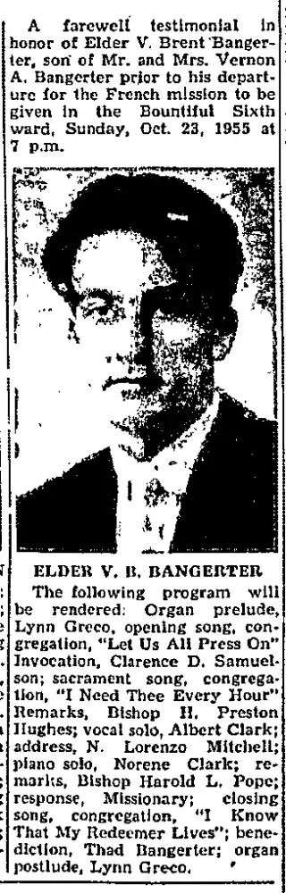 Religion Newspaper clipping from Oct 21, 1955 5811319