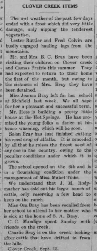 other Newspaper clipping from Sep 17, 1909 5811327