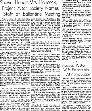 Marriage Newspaper clipping from Jun 6, 1937 5811359