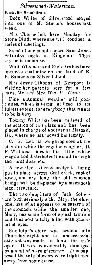 Business Newspaper clipping from Nov 28, 1903 5811395