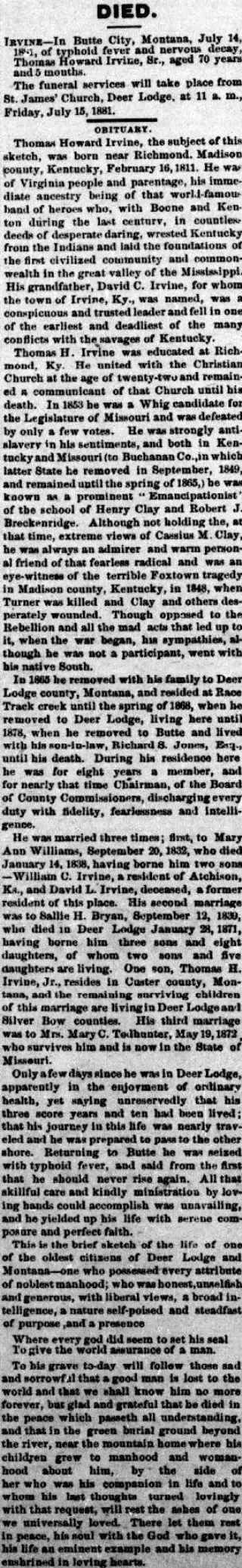 other Newspaper clipping from Jul 15, 1881 5811491