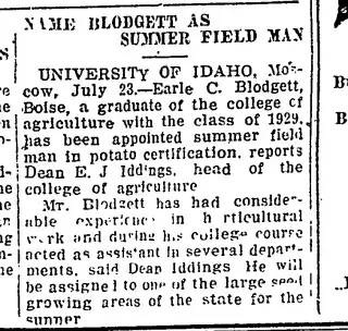other Newspaper clipping from Jul 25, 1929 5811630
