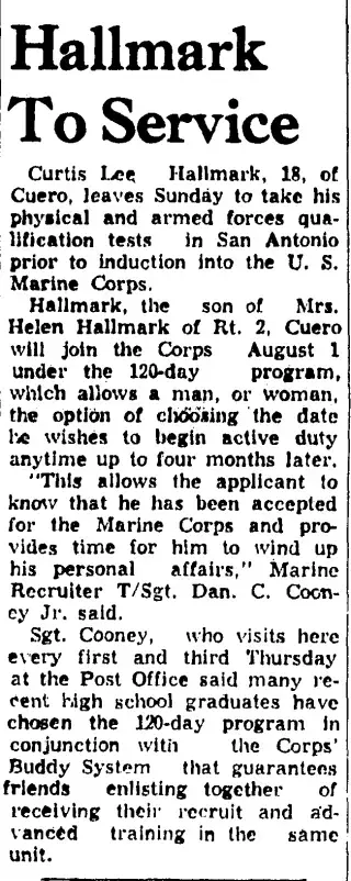 Military Newspaper clipping from Jul 13, 1958 5811761