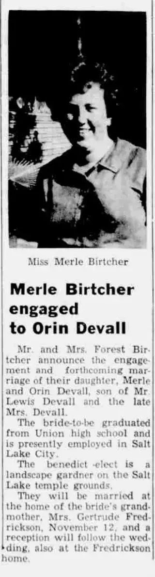 Marriage Newspaper clipping from Oct 27, 1966 5811801