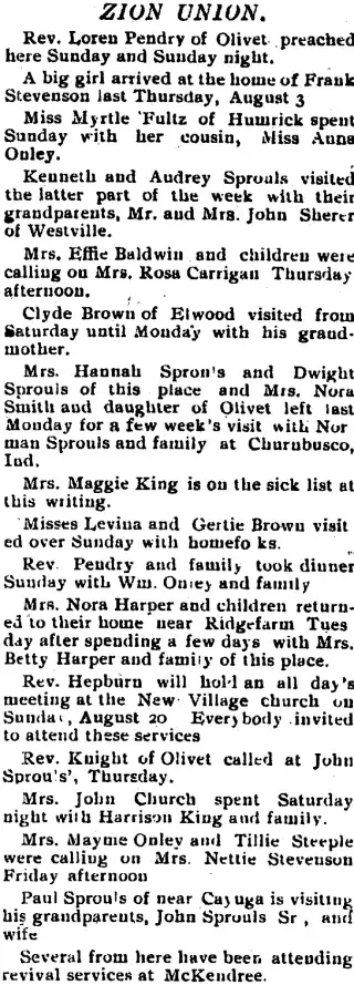 other Newspaper clipping from Aug 11, 1911 5811849