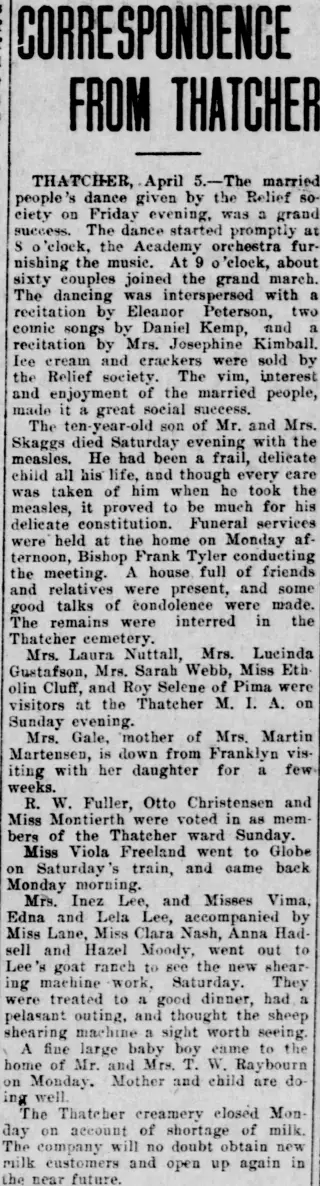 other Newspaper clipping from Apr 6, 1909 5812013