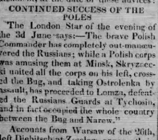 Birth Newspaper clipping from Aug 24, 1831 5812024