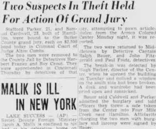other Newspaper clipping from Jan 21, 1951 5812295