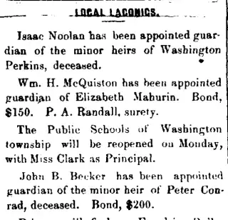 other Newspaper clipping from Feb 18, 1874 5812476