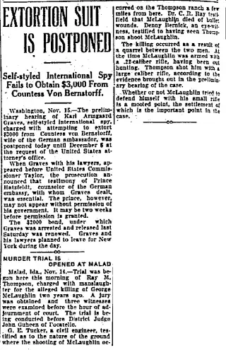 other Newspaper clipping from Nov 15, 1916 5812773