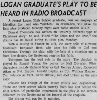 other Newspaper clipping from Dec 21, 1958 5812839
