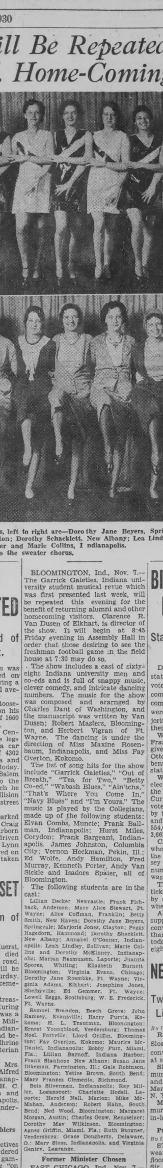 other Newspaper clipping from Nov 7, 1930 5812976