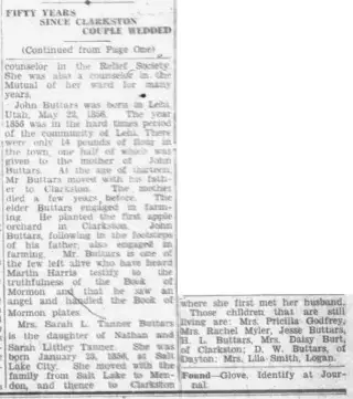Anniversary Newspaper clipping from Dec 31, 1929 5813076