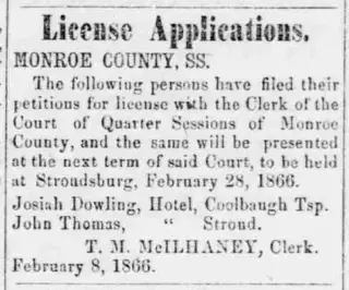 other Newspaper clipping from Feb 22, 1866 5813149