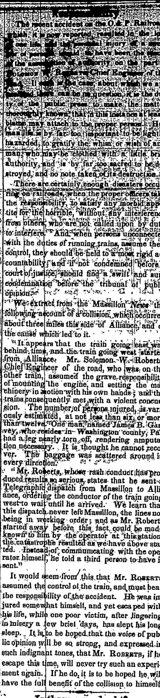 other Newspaper clipping from Oct 13, 1853 5813190