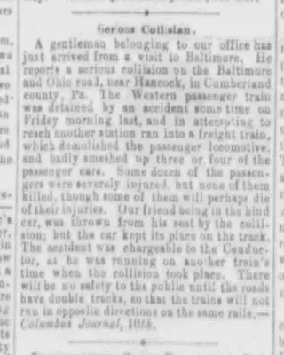 other Newspaper clipping from Oct 13, 1853 5813197