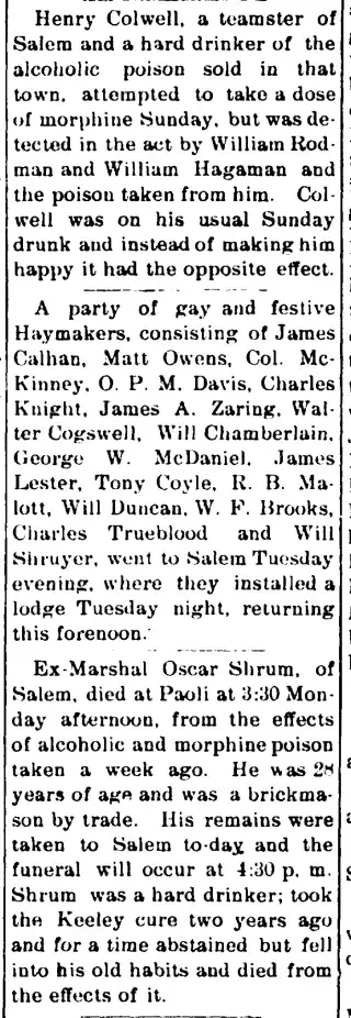 other Newspaper clipping from Jun 12, 1895 5813205
